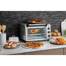 Піч електрична Russell Hobbs Air Fry Mini Oven 12.6 л 1500 Вт сіра (26680-56) - мініатюра 10