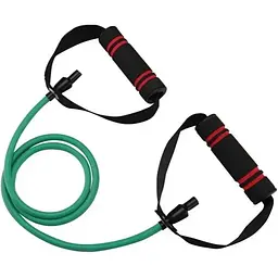 Трубчастий еспандер U-POWEX Latex resistance tube для фітнесу з ручками 20LB Green 9 кг (UP_1001_20LB_Green)