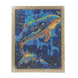 Набір з алмазною мозаїкою "Касатка" 40*50 см, IDEA2-CK6519, ТМ "99IDEAS" - мініатюра 6