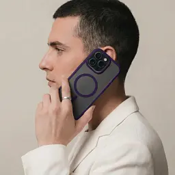 Чохол-накладка ArmorStandart Uniq Magsafe для Apple iPhone 14 Pro Purple - мініатюра 5