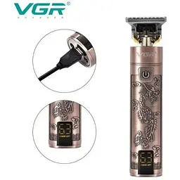 Професійна машинка для стриження волосся VGR V-076 5W стриження бороди та вусів - мініатюра 5