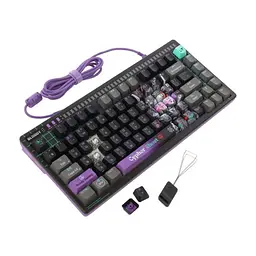 Клавіатура A4Tech AT75 RGB USB UA Cypher Ghost (4711421001830) - мініатюра 2
