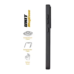 Чехол Samsung Galaxy S26 Plus 5G, Unit MagSafe, черный, прозрачный, магсейф, противоударный, магнитный, панель-накладка с поддержкой MagSafe, с поддержкой беспроводной зарядки, TPU+PC, защита всего корпуса, ударопрочный, ArmorStandart (ARM89448) - мініатюра 3