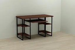 Комп'ютерний стіл Ferrum-decor Тім 75x140x60 чорний ДСП Венге 32мм (FRD-106112)