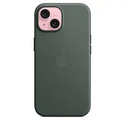 Чохол CasePro FineWoven Case with MagSafe Evergreen для iPhone 15 - мініатюра 2