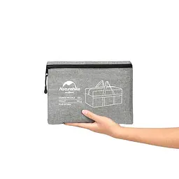 Сумка-баул Naturehike NH17S021-L, 100 л, світло-сірий - мініатюра 4