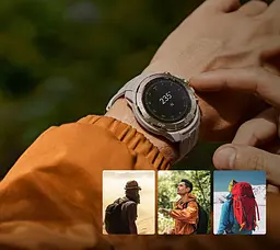 Mibro Смарт-часи GS Explorer 48мм, 1.32", 466x466, AMOLED, BT 5.3, Dual-band GPS, 10 ATM, пісочно-білий - мініатюра 4