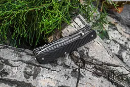 Багатофункціональний ніж Ruike Trekker LD31-B, (8.5 см) 12C27 / G10 чорний, 14 інстр. - мініатюра 3