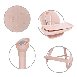 Стілець для годування 4в1 Kidwell EATAN Pink - мініатюра 4