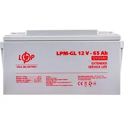 Акумулятор LogicPower GEL 12V/65Ah/780Wh [3869] [109030] - мініатюра 2