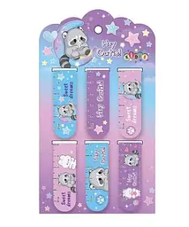 Закладки магнітні Kidis Raccoon, 6 шт. на планшетці