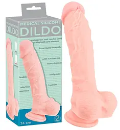 Реалістичний фалоімітатор You2Toys Medical Silicone Dildo, 24 см - мініатюра 8