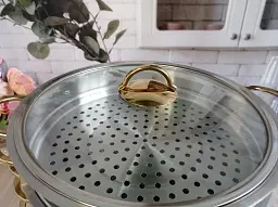 Мантоварка-пароварка O.M.S. Collection 6090 G-30 см 6,4 л - мініатюра 2
