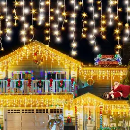 Вулична гірлянда бахрома 22.5м 500 LED - мініатюра 4