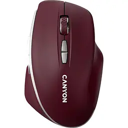 Миша Canyon MW-21 Blue LED Wireless Burgundy Red (CNS-CMSW21BR)