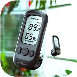 Гігрометр - термометр цифровий Repti-Zoo Digital Alarm Thermometer Hygrometer (SH129) - мініатюра 2