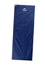 Спальник Naturehike LW180 (NH21MSD04) +15°C - лівий - 190см - темно-блакитний