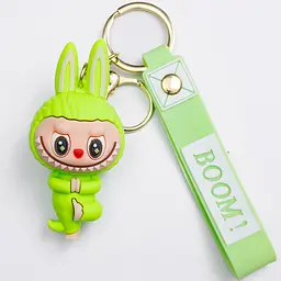 Брелок для ключів Лабубу Lime Green Yoga 4*8 см Yiwu HP-55-16GR