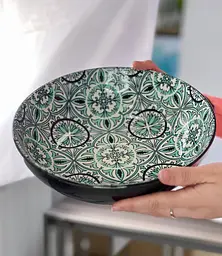 Салатник Olens Тригорье 102-603-3 25.5х7.5 см 1800 мл зеленый