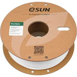 Пластик для 3D-принтера eSUN PLA BASIC 1,75mm 1kg WHITE (PLA-BASIC175W1P1) - мініатюра 3