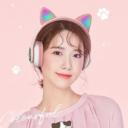 Навушники Bluetooth Tucci STN28 з вушками Pink  - мініатюра 6