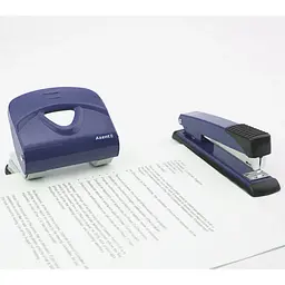 Дирокол Axent Exakt-2 30 аркушів металевий синій 3930-02 - мініатюра 5