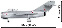Конструктор СОВИ истребитель LIM1 Polish Air Force 1952 5822 - миниатюра 4