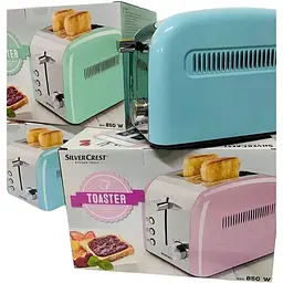 Тостер Silver Crest STS 850C1 850W Pink + 7 режимів обсмажування - мініатюра 3