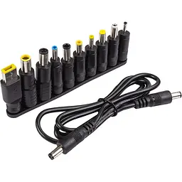 Мобільна батарея PowerPlant 30000mAh, PD 76W, DC 12-19V 10 конекторів, USB-C, USB-A QC3.0 - мініатюра 4