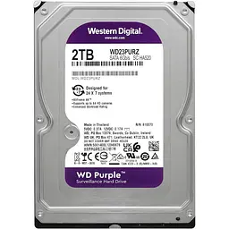 Жорсткий диск 3.5` WD Purple 2TB SATA 64MB (WD23PURZ) [141087] - мініатюра 3