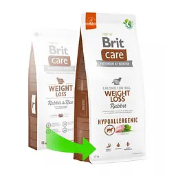 Сухий корм Brit Care Dog Hypoallergenic Weight Loss для собак з надмірною вагою, гіпоалергенний з кроликом, 1 кг - мініатюра 8