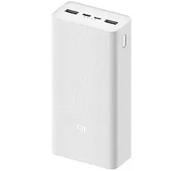 Портативна батарея - зовнішній акб Xiaomi Mi 3 30000mAh PB3018ZM VXN4307CN біла - мініатюра 2