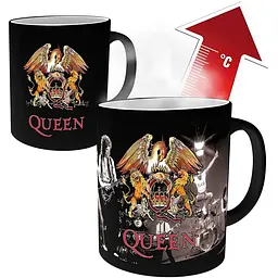 Чашка хамелеон GB Eye Queen Crest Герб гурту 320 мл - мініатюра 2