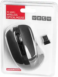 Мишка Modecom MC-WM9.1, бездротовий, 4кн., 1600dpi, чорний - мініатюра 6