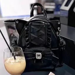 Рюкзак в стилі Лоліта Рожевий Lolita Backpack Pink 25x20x9 см - мініатюра 4