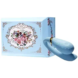 Смарт-вібратор для пар Zalo Fanfan Royal Blue - мініатюра 10