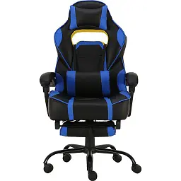 Геймерське крісло GT Racer чорне із синім (X-2748 Black/Blue)