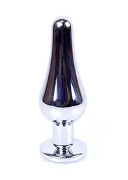 Анальна пробка з кристалом Jewellery Silver Butt Plug 9.3 см (фіолетовий) - мініатюра 6