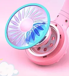 Дитячі бездротові навушники з єдинорогом Onikuma B-75 з Bluetooth 5.4, RGB підсвіткою Рожеві - мініатюра 9