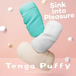 Мастурбатор Tenga Puffy Sugar White - мініатюра 7