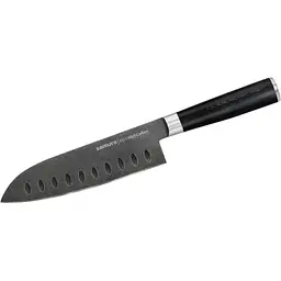 Ніж кухонний Samura Mo-V Stonewash Сантоку 180 мм (SM-0094B)