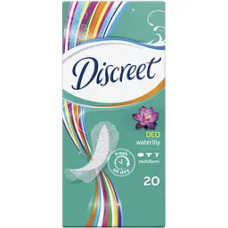 Щоденні прокладки Discreet Deo Water Lily 20 шт. - мініатюра 2