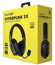 Игровая гарнитура HATOR Hyperpunk 3X Hi-Res Wireless Black (ESH14) - миниатюра 9
