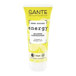 Vegan Аромагель для душу Energy Лимон та Апельсин SANTE 200 мл