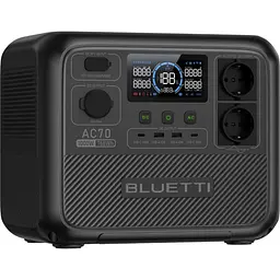 Зарядна станція Bluetti AC70 768Wh 218333mAh 1000W (PB931583) - мініатюра 2