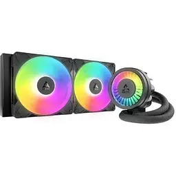 Система рідинного охолодження Arctic Liquid Freezer III Pro 280 A-RGB чорний вентилятори 2х140 мм 400-2500 обертів/хв