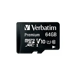 Карта пам'яті Verbatim 64GB microSDHC Class 10 (44084) - мініатюра 2