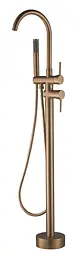 Змішувач для ванни VBI Milano підлоговий brushed copper VBI-050108BC
