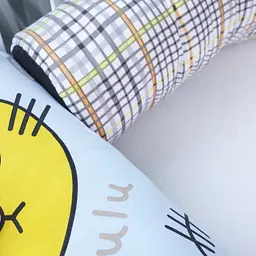 Валики-бортики MirSon Kids Time 18-0007 Cool Cat захисні бежеві 2 шт. - мініатюра 4