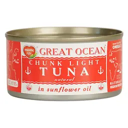Тунець цілий у соняшниковій олії Great Ocean 170 г